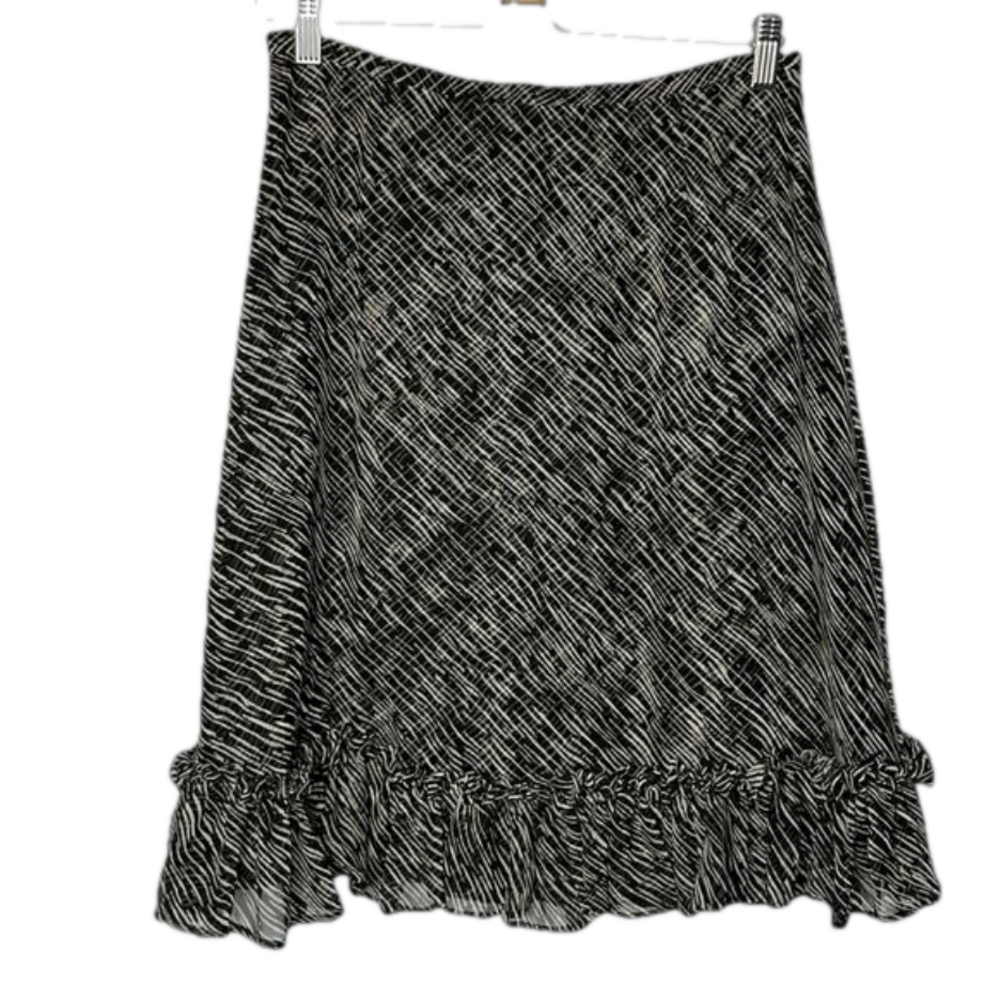 Simon Chang Ruffled Bottom Skirt